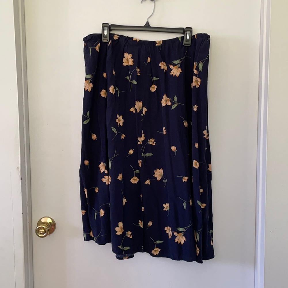 Vintage handmade floral skirt
